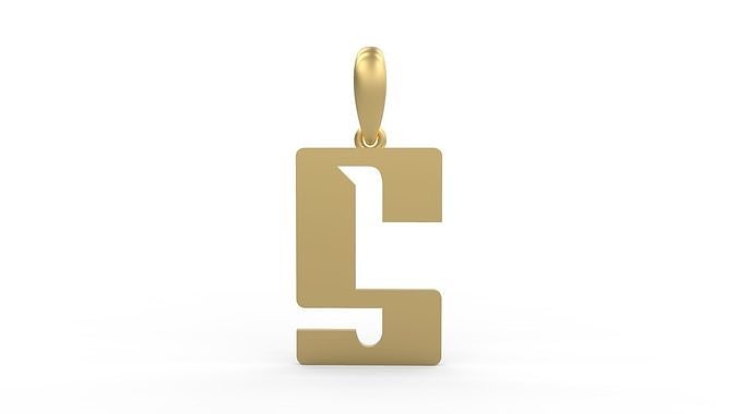 Initial Letters Pendant Sportage S 3D print model