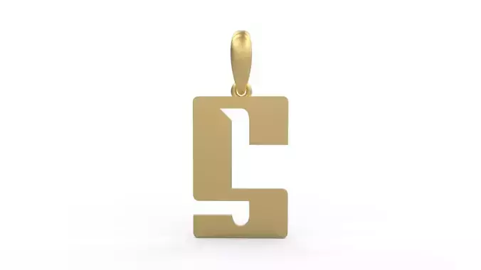 Initial Letters Pendant Sportage S 3D print model