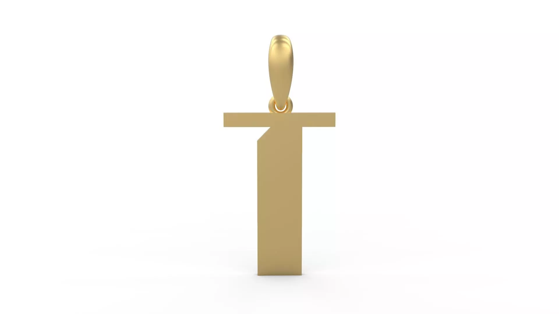 Initial Letters Pendant Sportage T 3D print model