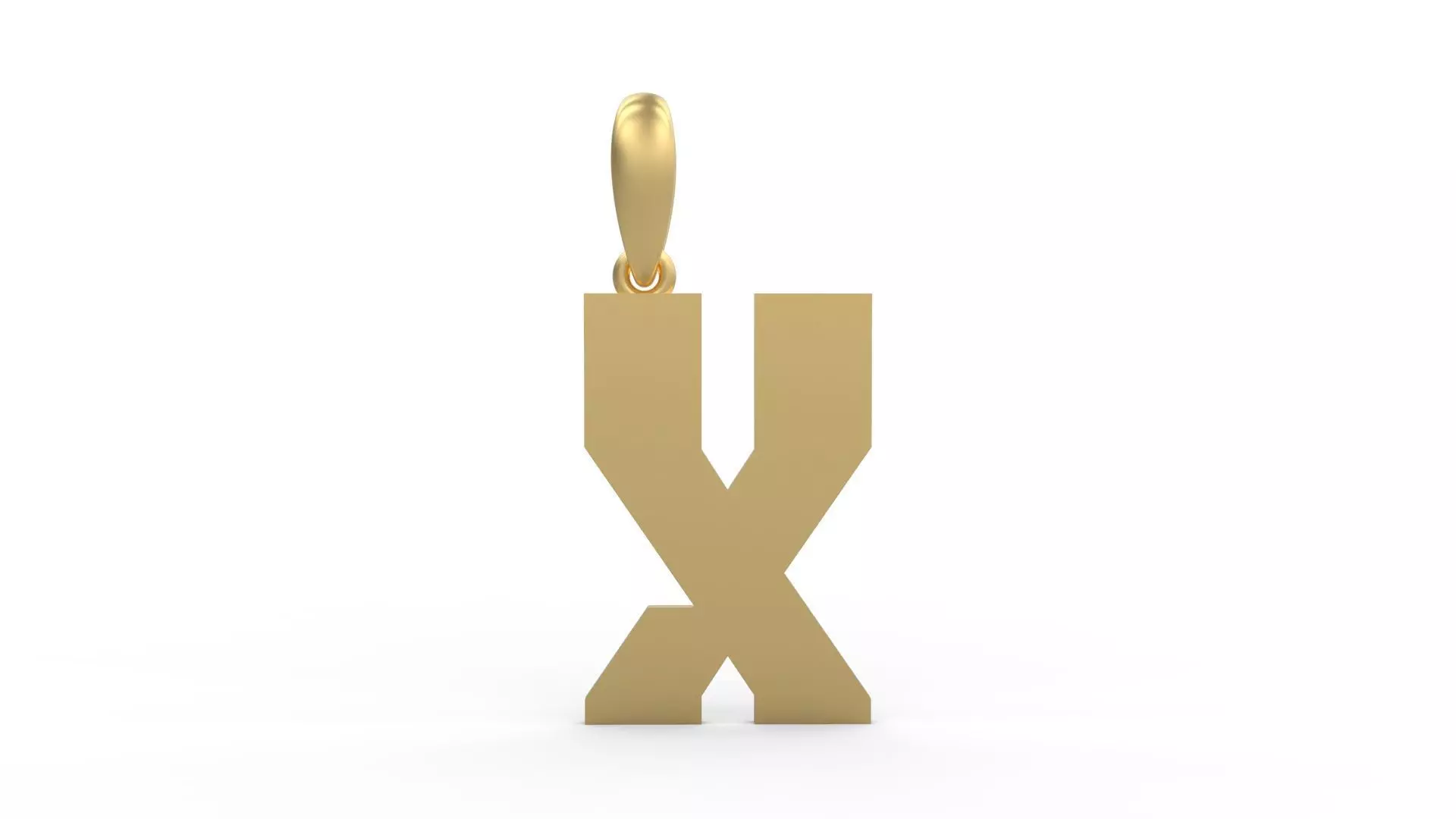 Initial Letters Pendant Sportage X 3D print model