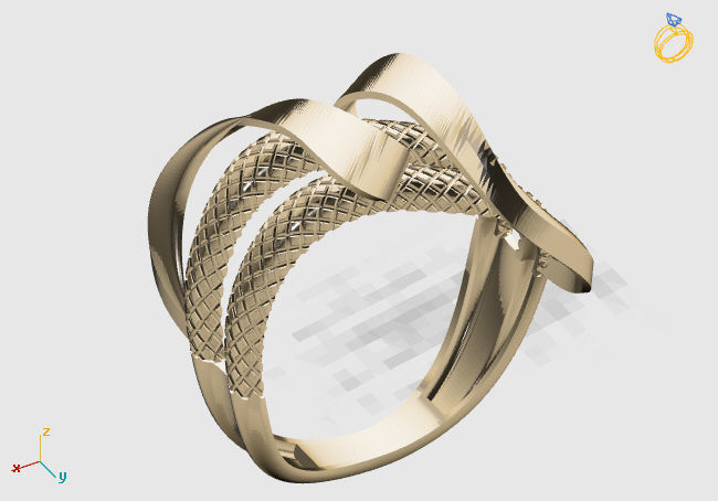 Women Plain Ring STL Models Womens Ring 3dmodels 3D print model 3D print model_4