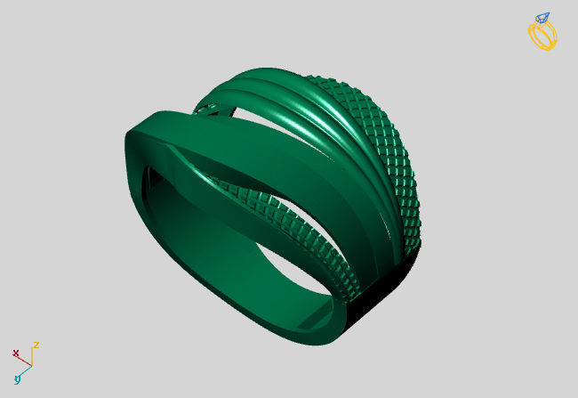 Women Plain Ring STL Models Womens Ring 3dmodels 3D print model 3D print model_1