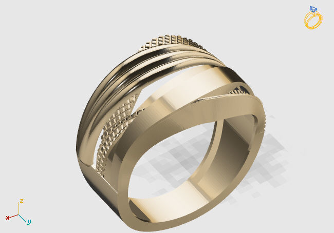 Women Plain Ring STL Models Womens Ring 3dmodels 3D print model 3D print model_4