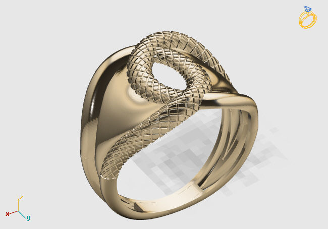 Women Plain Ring STL Models Womens Ring 3dmodels 3D print model 3D print model_4