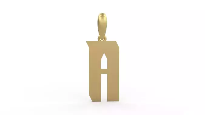Initial Letters Pendant Muntela A