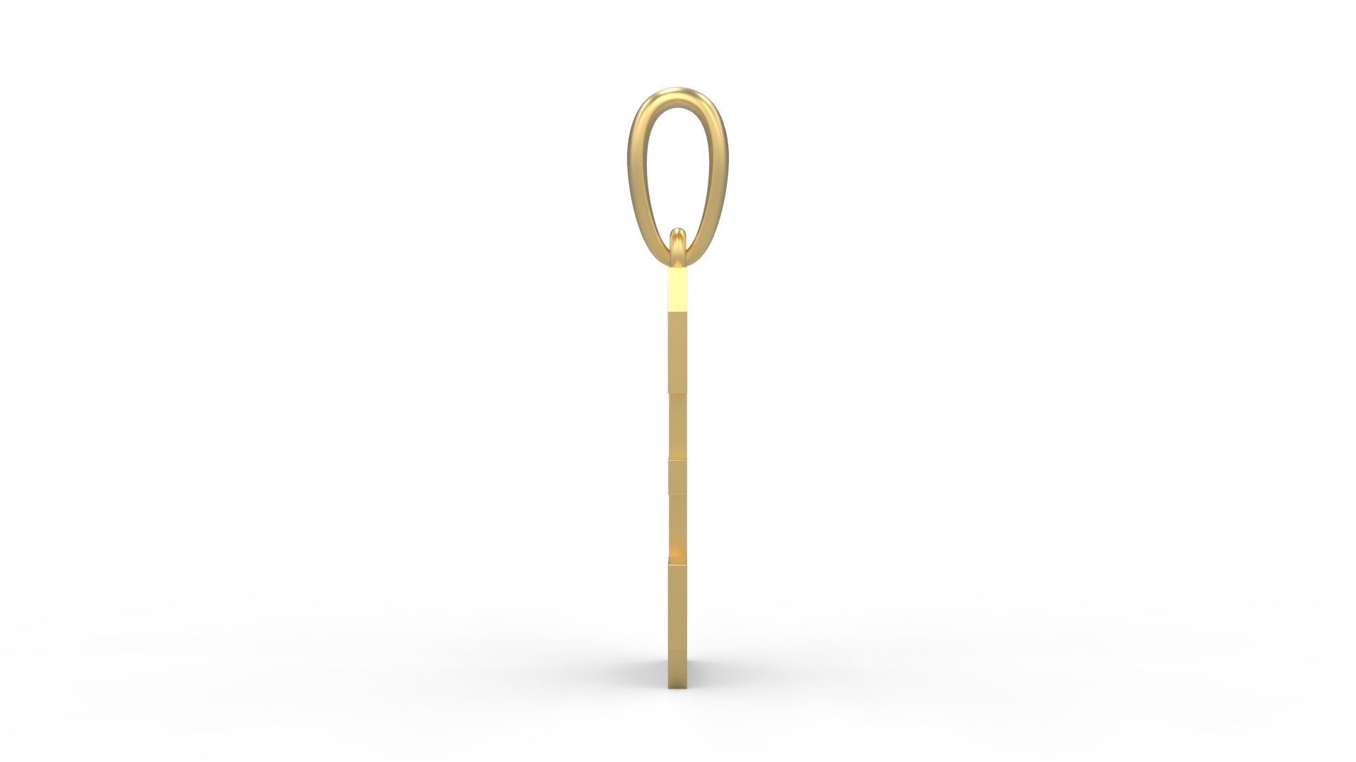 Initial Letters Pendant Muntela E 3D print model_2