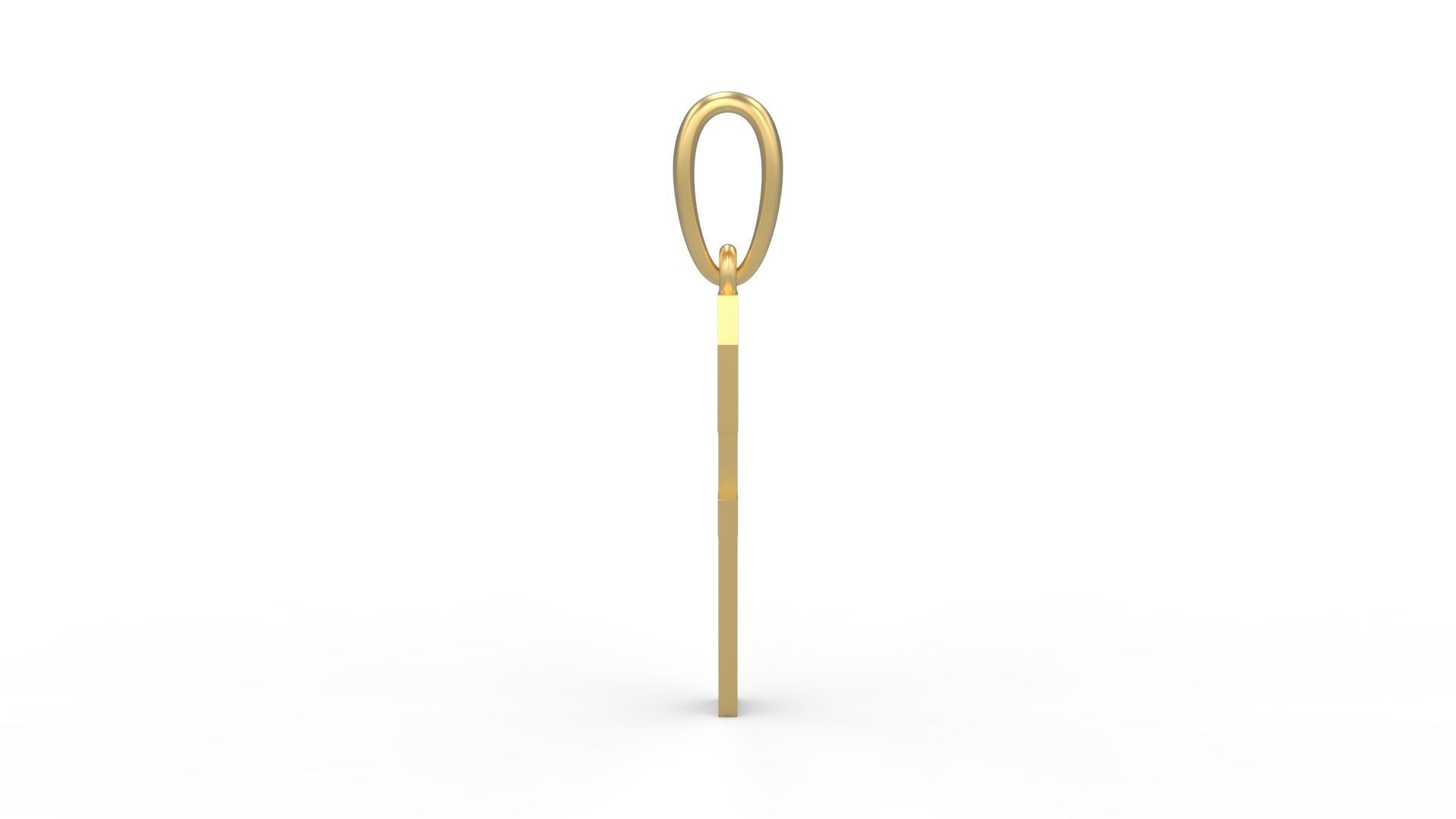 Initial Letters Pendant Muntela F 3D print model_2