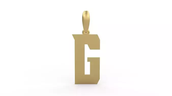 Initial Letters Pendant Muntela G