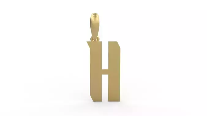 Initial Letters Pendant Muntela H