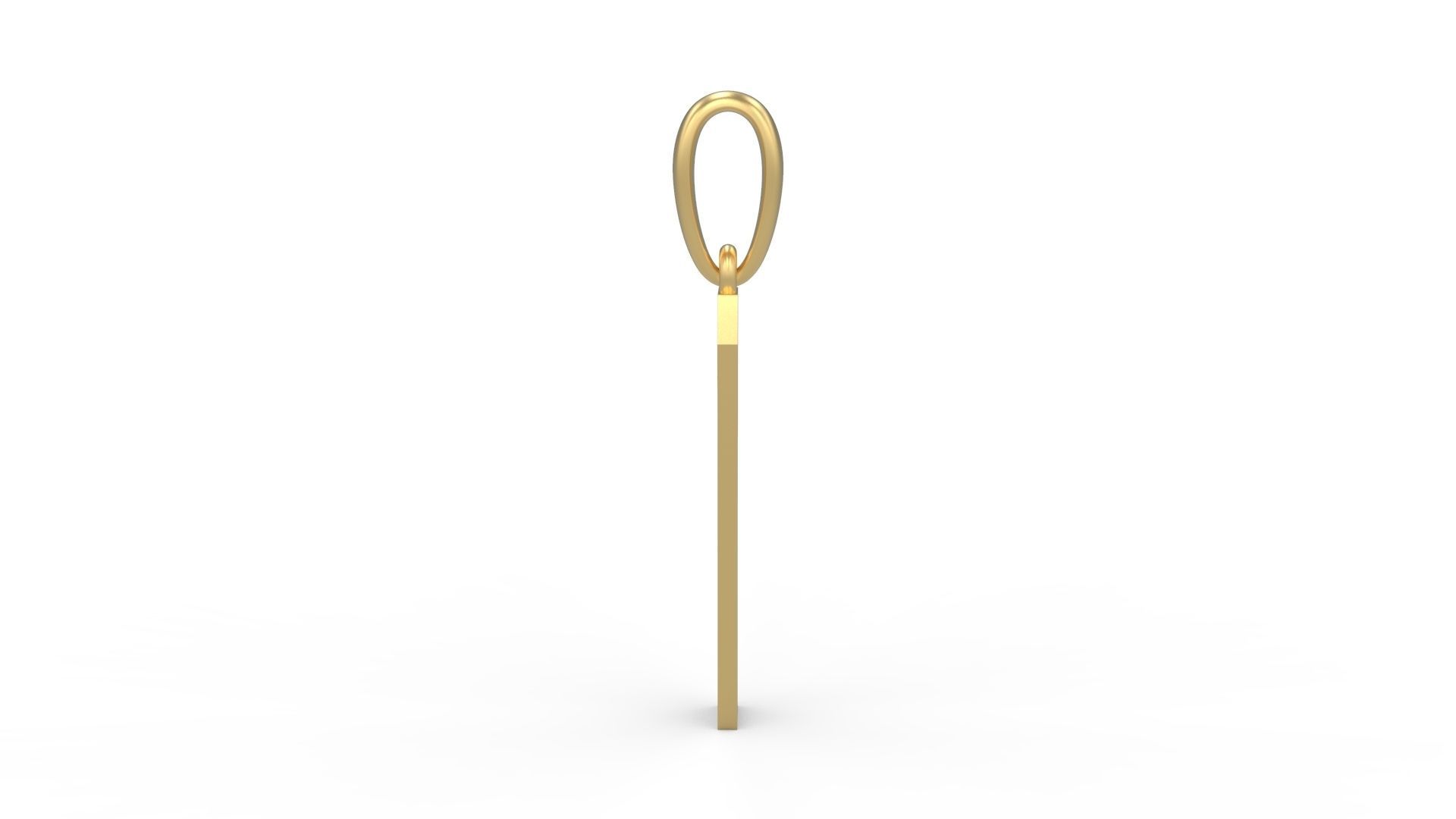 Initial Letters Pendant Muntela I 3D print model_2