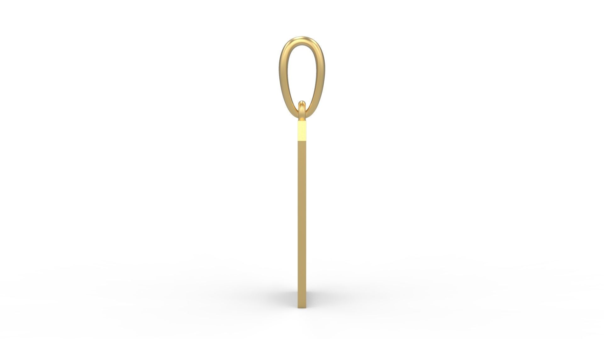 Initial Letters Pendant Muntela J 3D print model_2