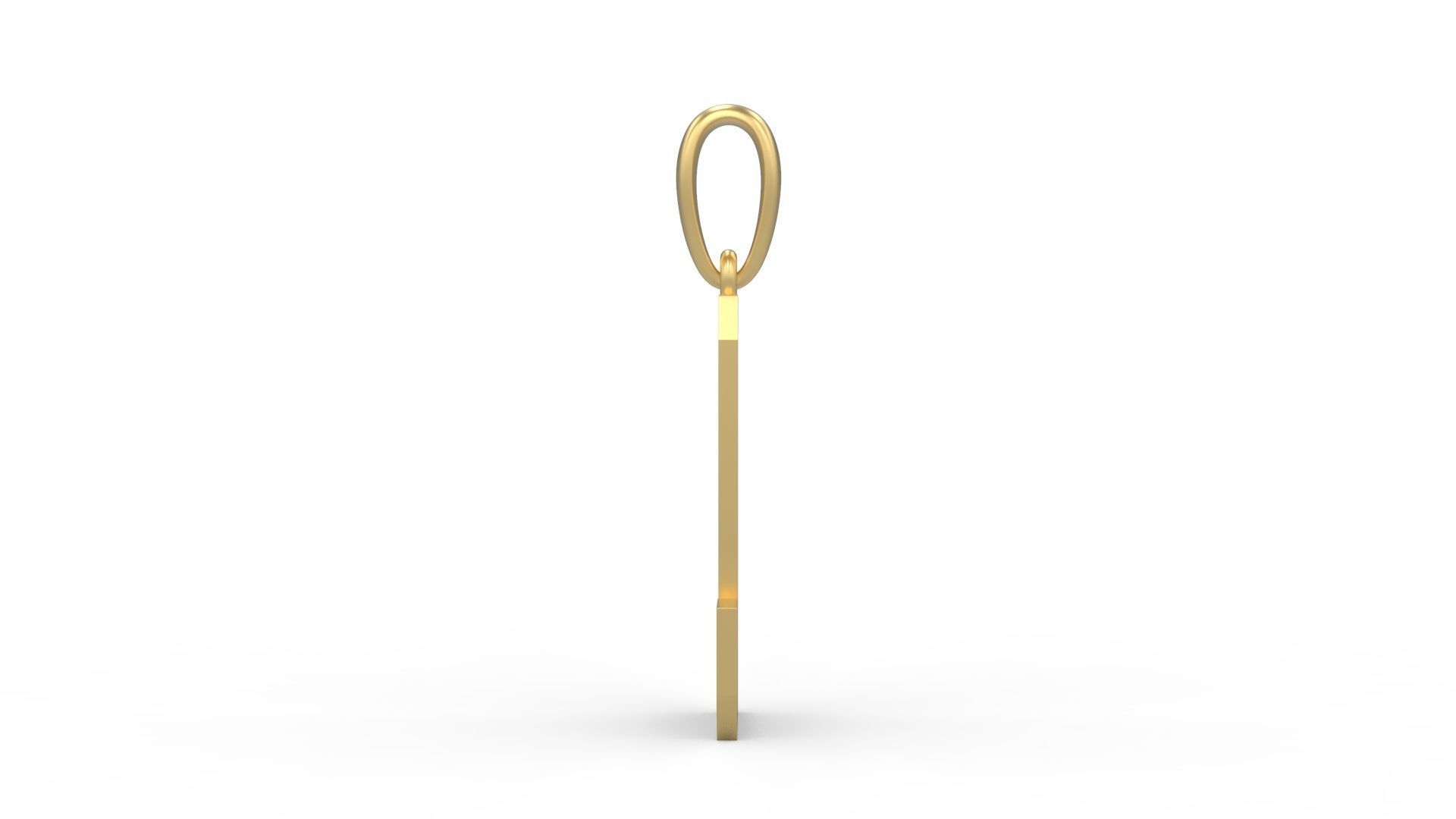 Initial Letters Pendant Muntela L 3D print model_2