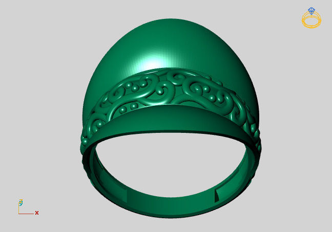 Women Plain Ring STL Models Womens Ring 3dmodels 3D print model 3D print model_3