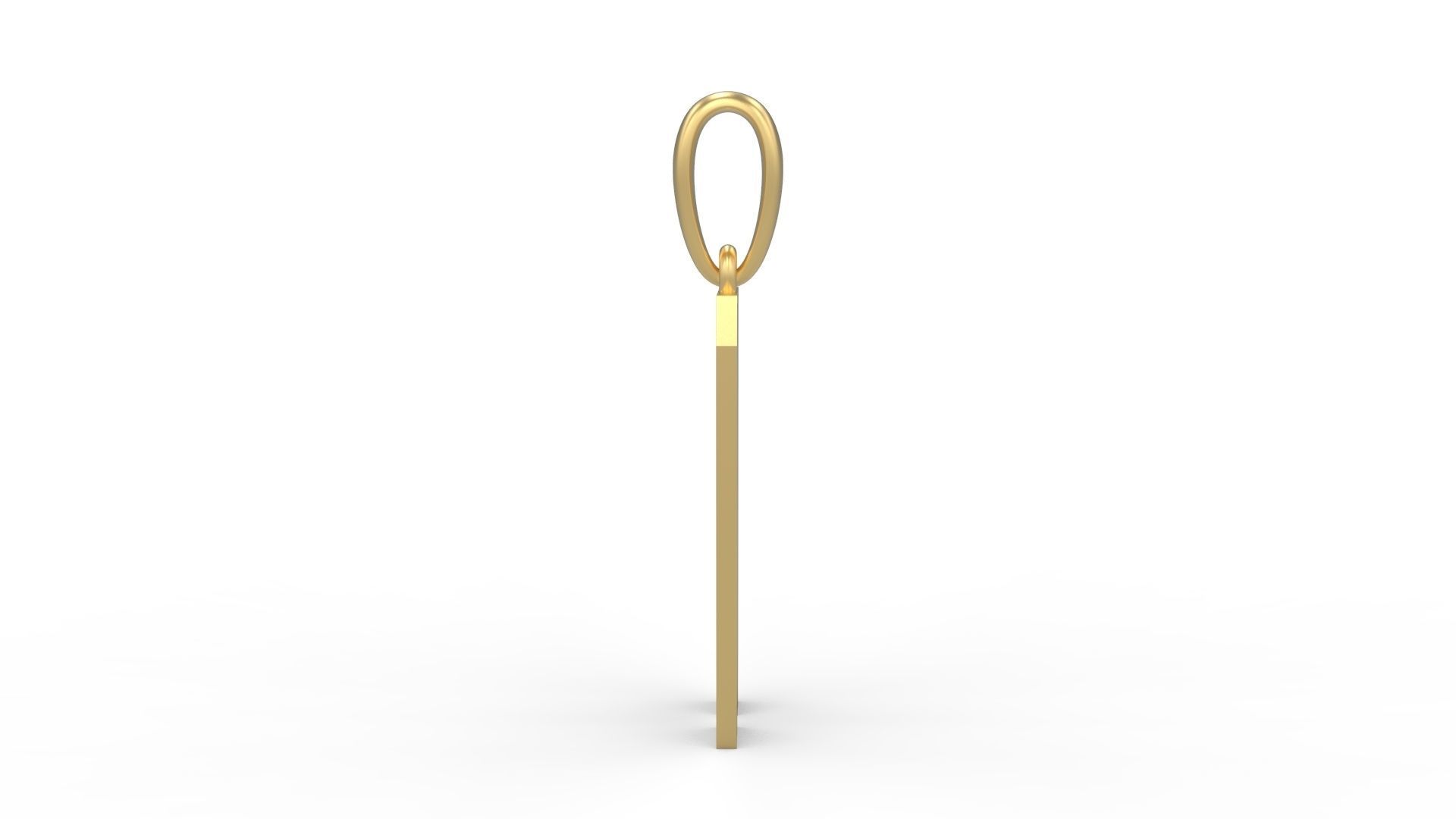 Initial Letters Pendant Muntela N 3D print model_2