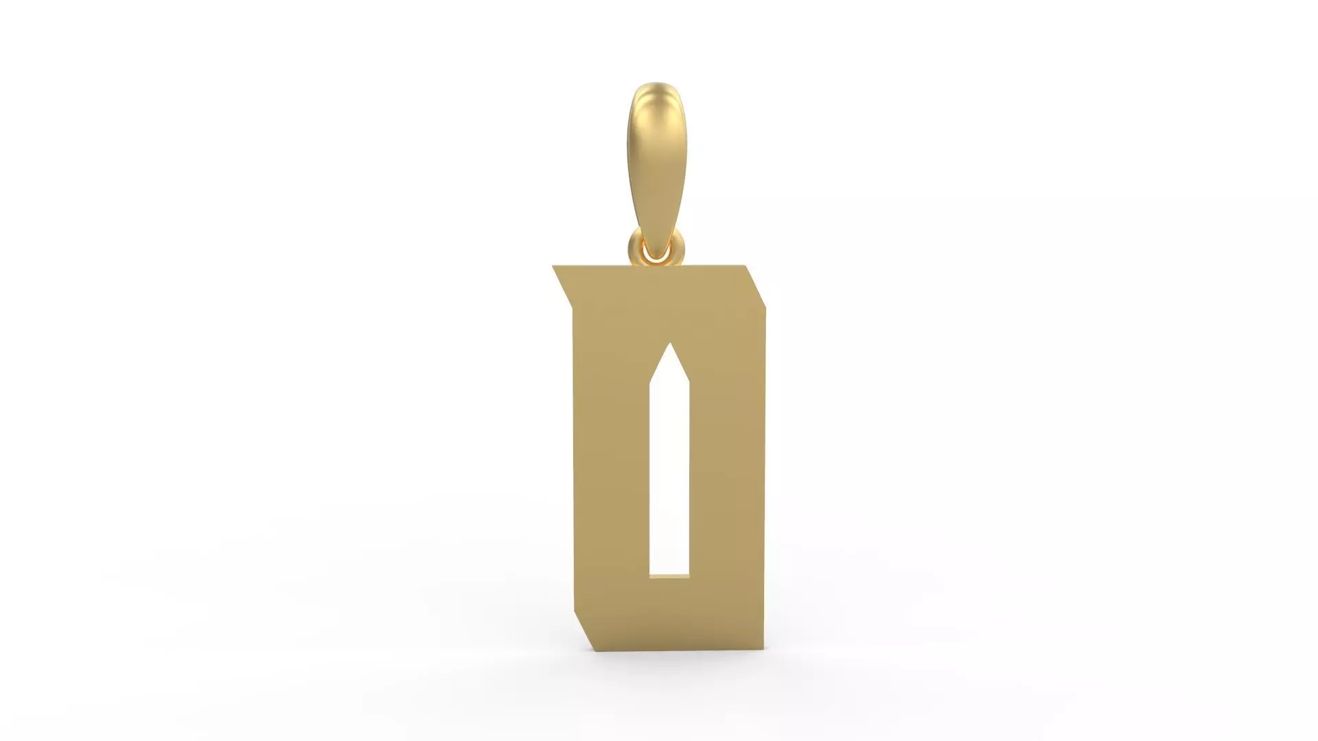 Initial Letters Pendant Muntela O 3D print model_0