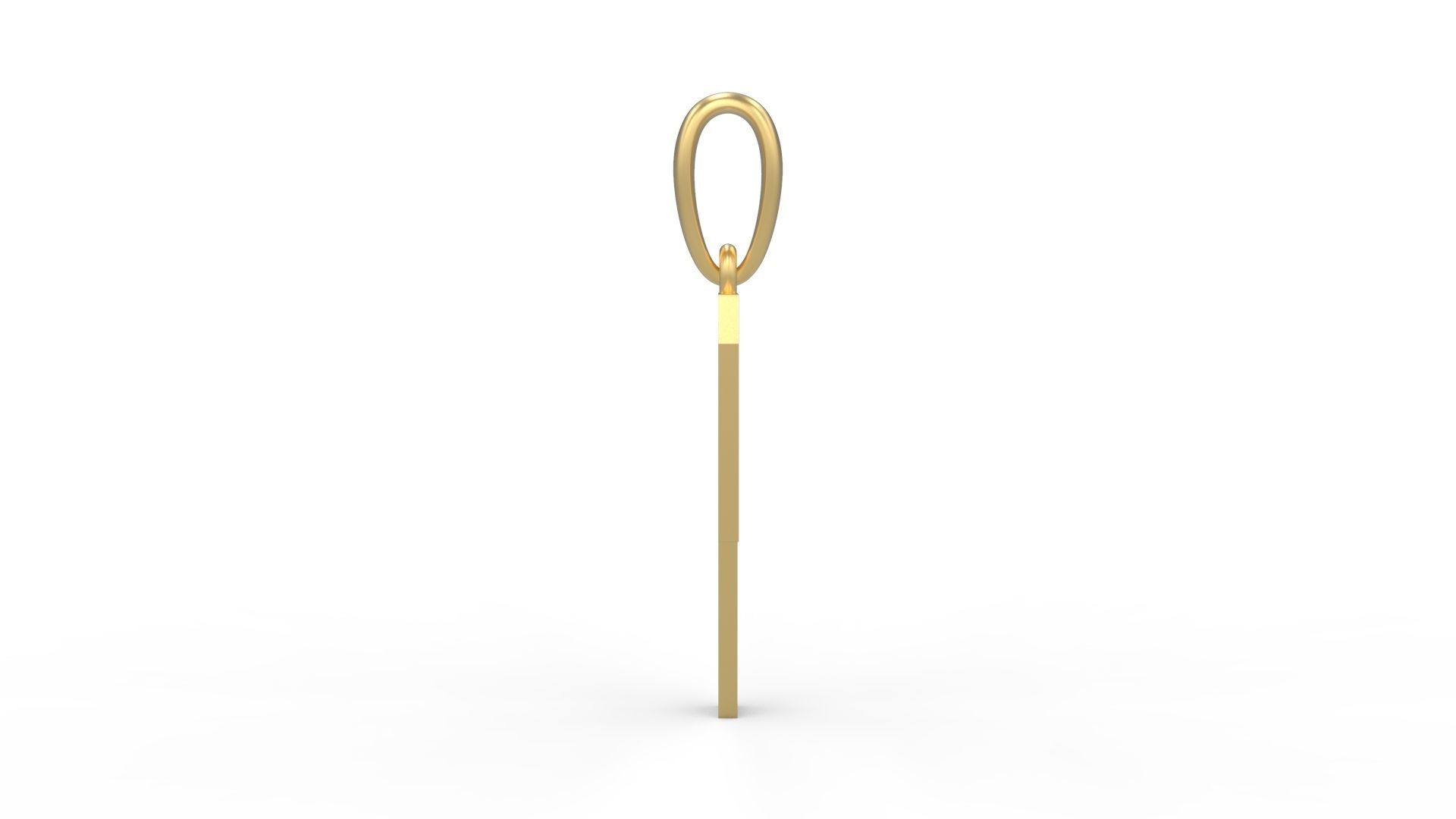 Initial Letters Pendant Muntela P 3D print model_2