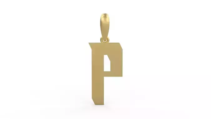 Initial Letters Pendant Muntela P