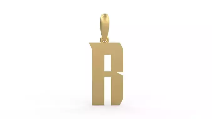 Initial Letters Pendant Muntela R