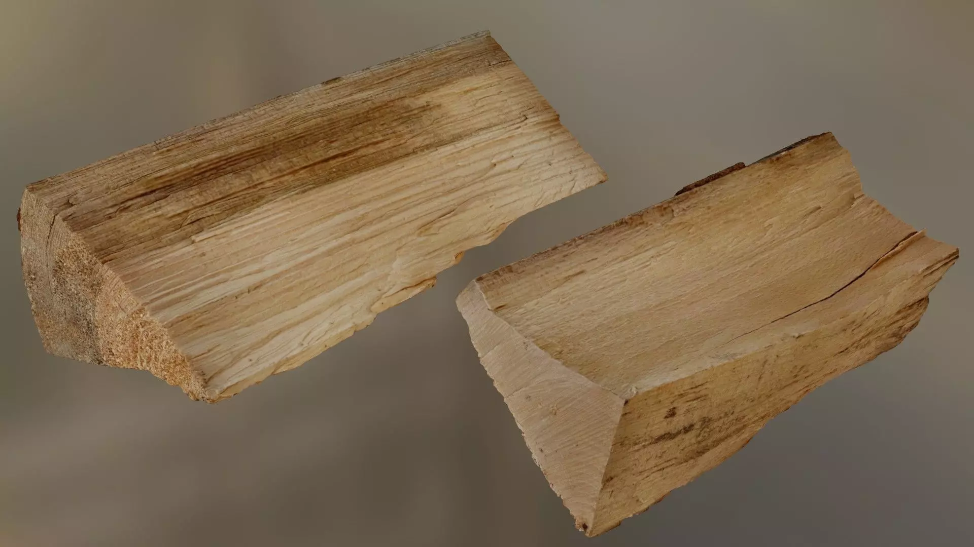 Wood Pack 002 Low-poly 3D model_0