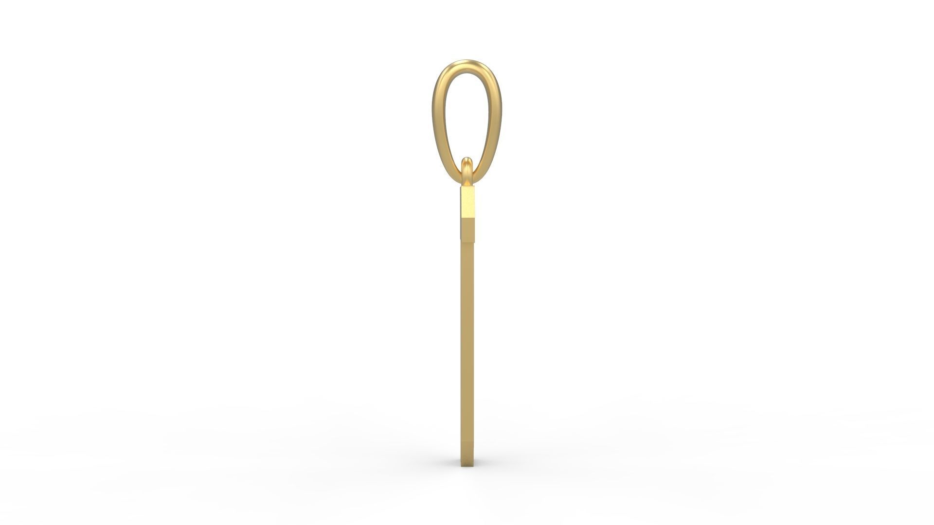 Initial Letters Pendant Muntela T 3D print model_2