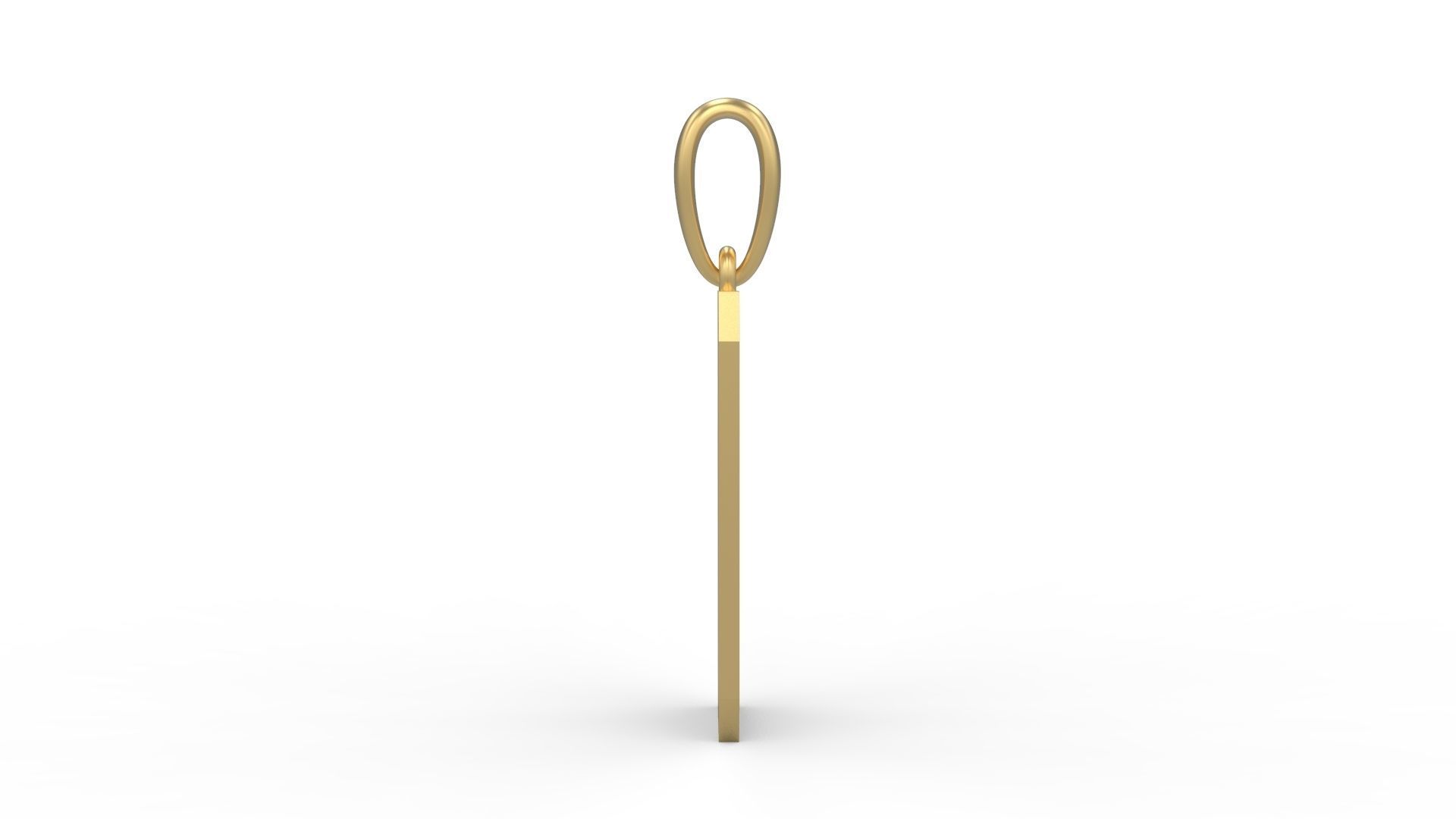 Initial Letters Pendant Muntela U 3D print model_2