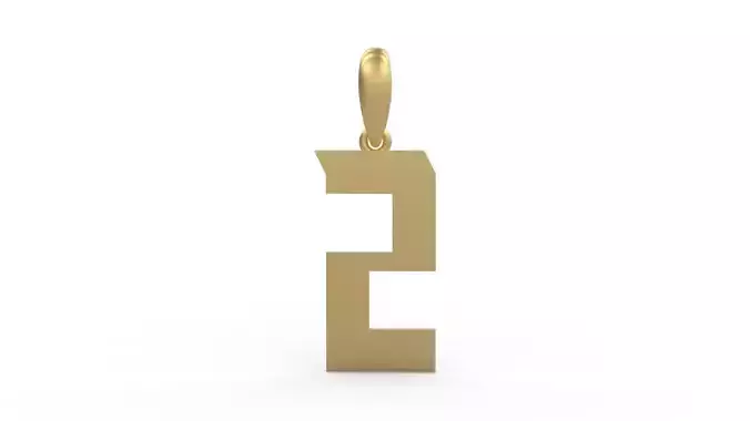Initial Letters Pendant Muntela Z