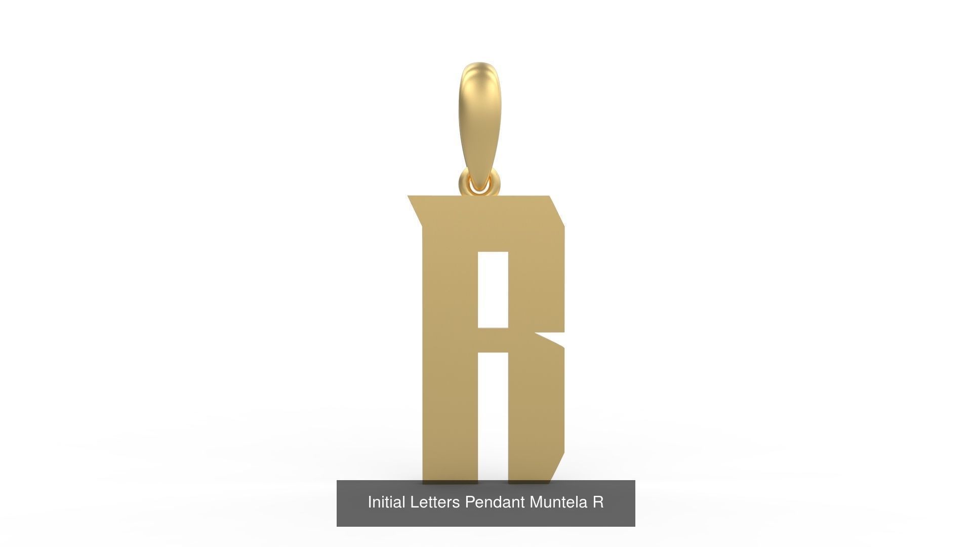 Initial Letters Pendant Alphabets Muntela 3D Model Collection_20