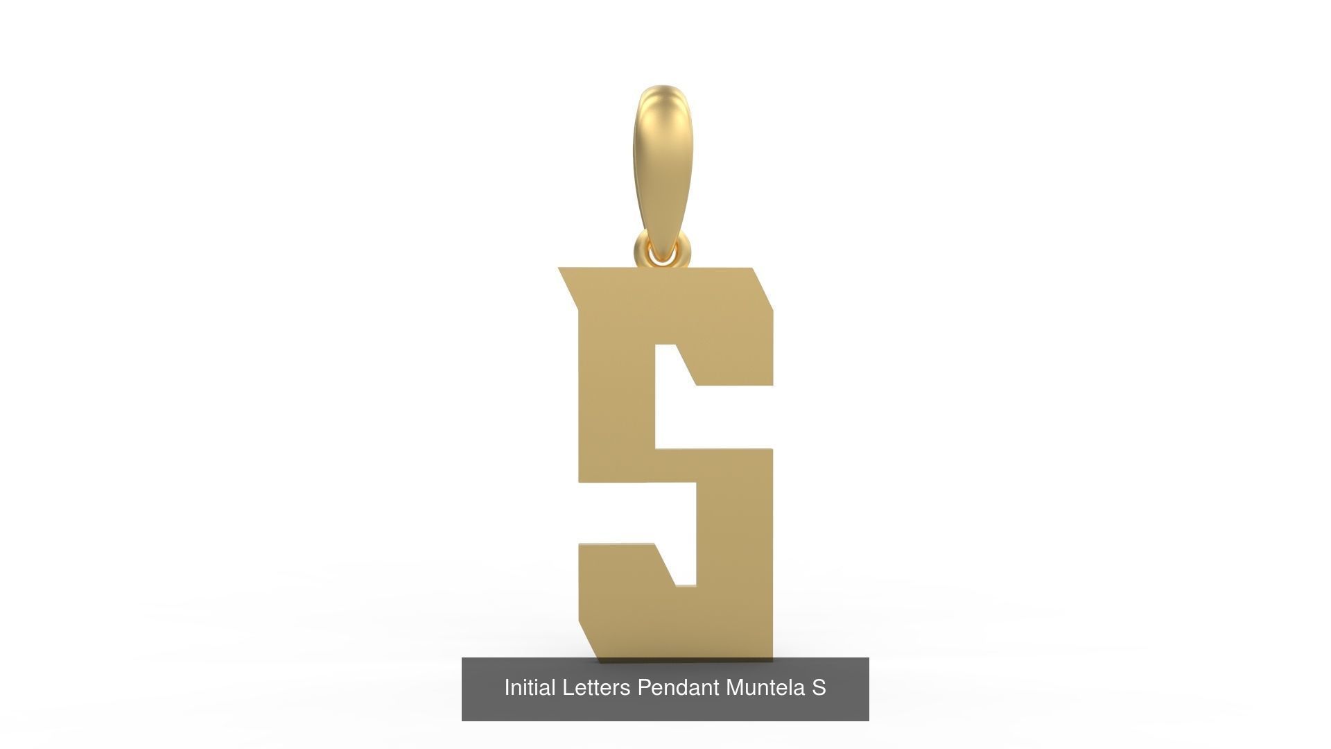 Initial Letters Pendant Alphabets Muntela 3D Model Collection_21