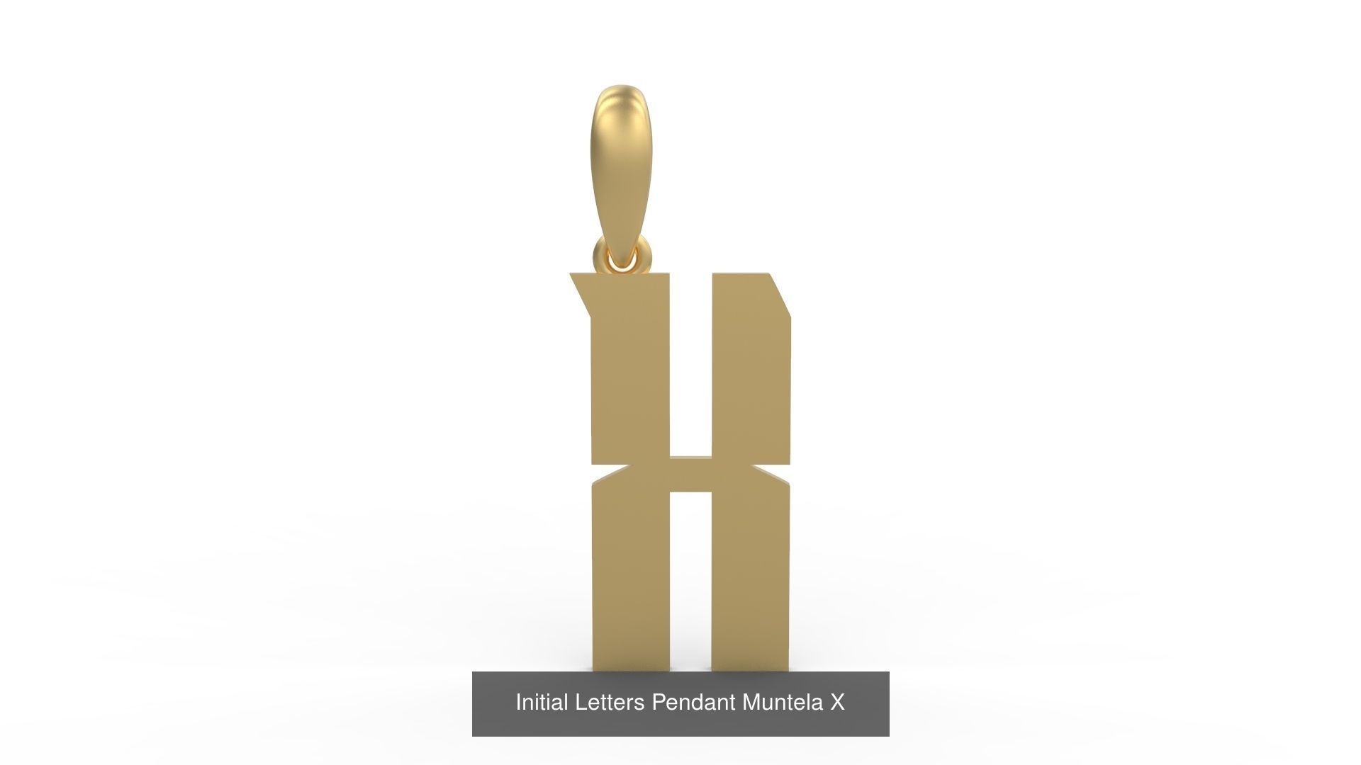 Initial Letters Pendant Alphabets Muntela 3D Model Collection_26