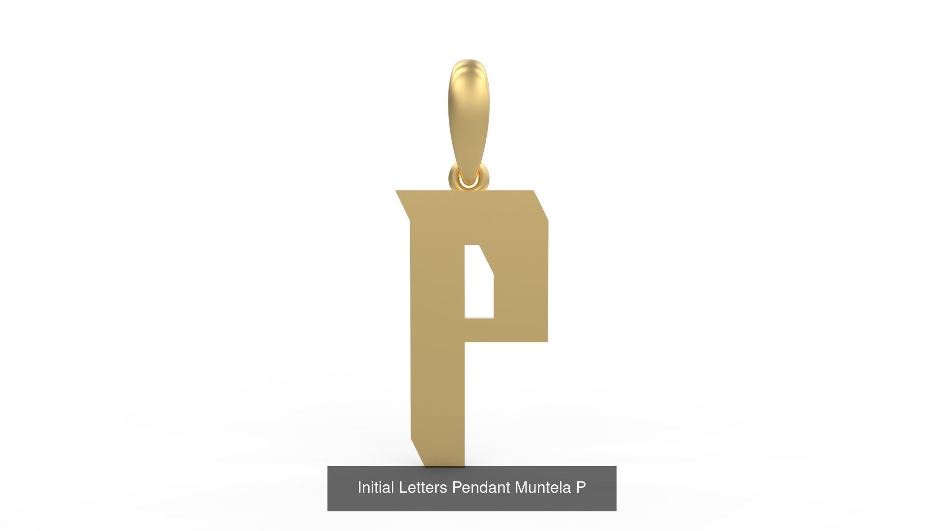 Initial Letters Pendant Alphabets Muntela 3D Model Collection_18