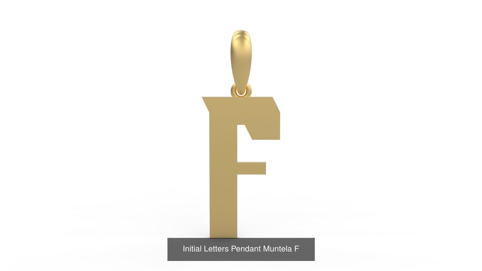 Initial Letters Pendant Alphabets Muntela 3D Model Collection_8