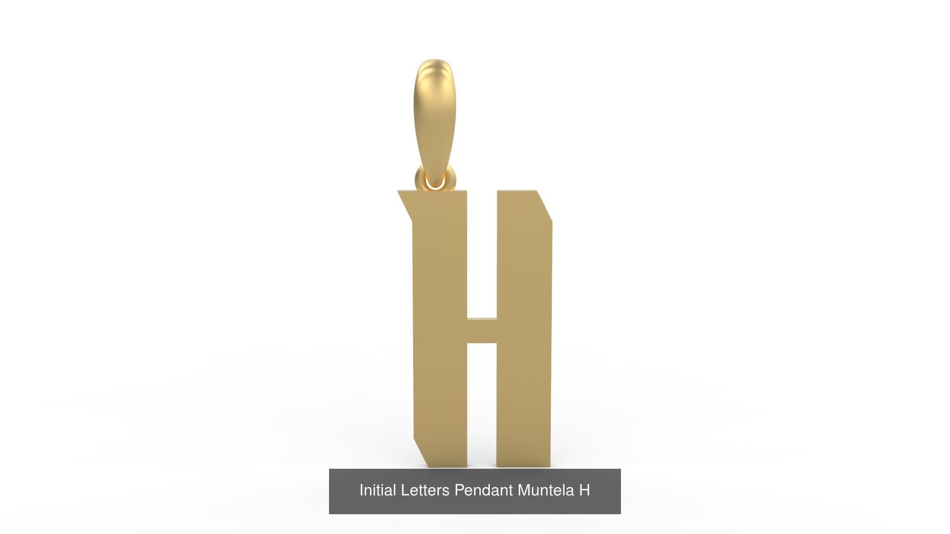 Initial Letters Pendant Alphabets Muntela 3D Model Collection_10