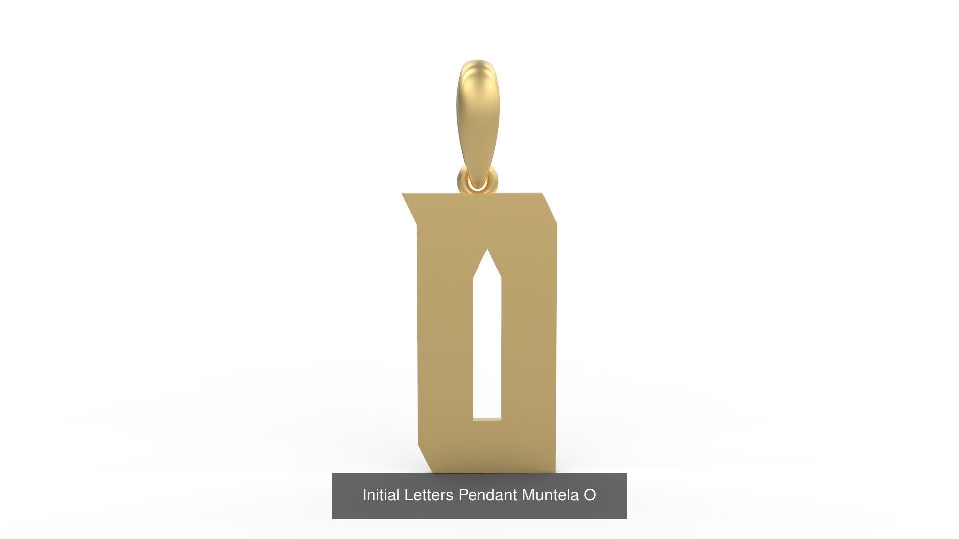 Initial Letters Pendant Alphabets Muntela 3D Model Collection_17