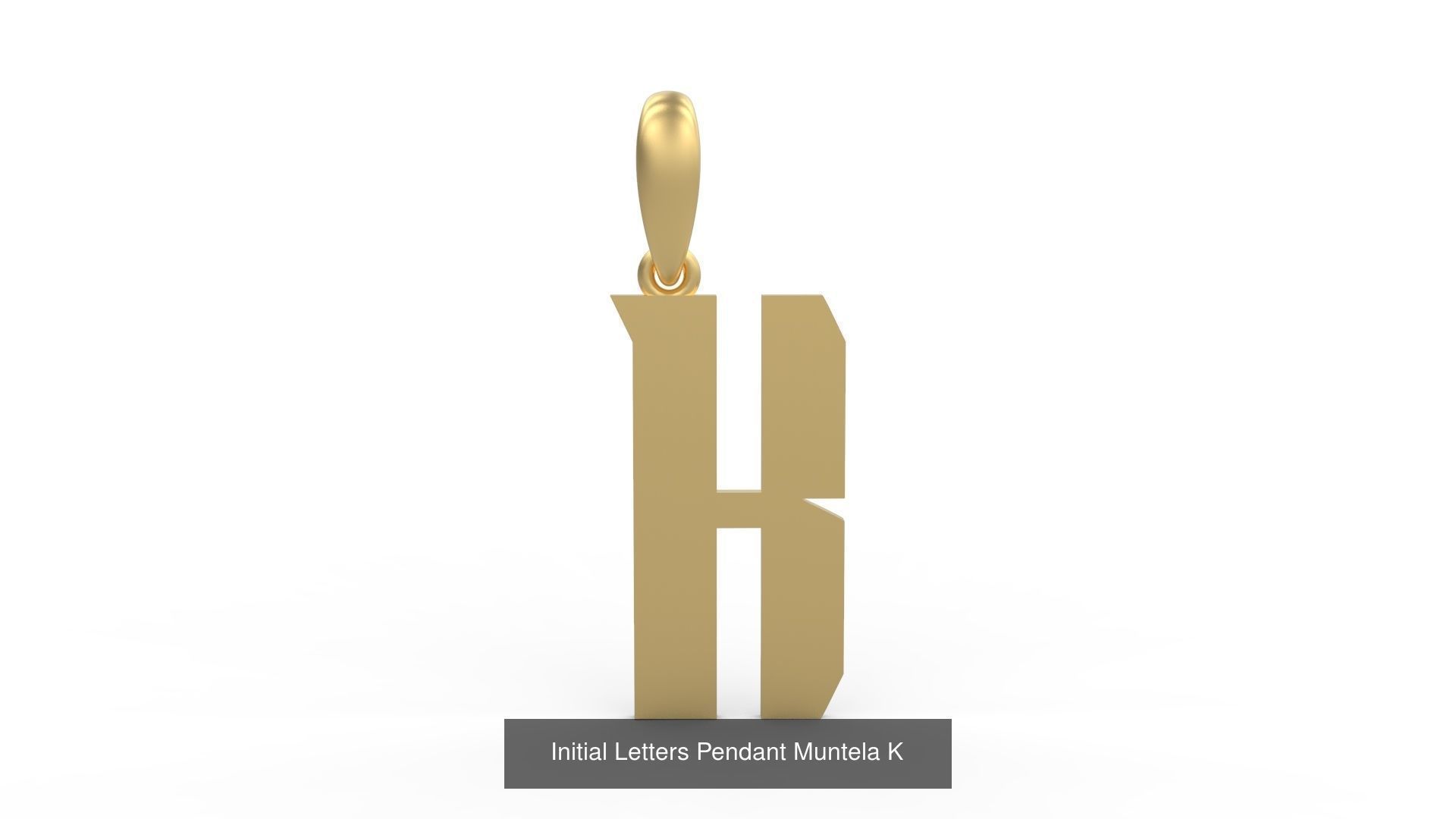 Initial Letters Pendant Alphabets Muntela 3D Model Collection_13