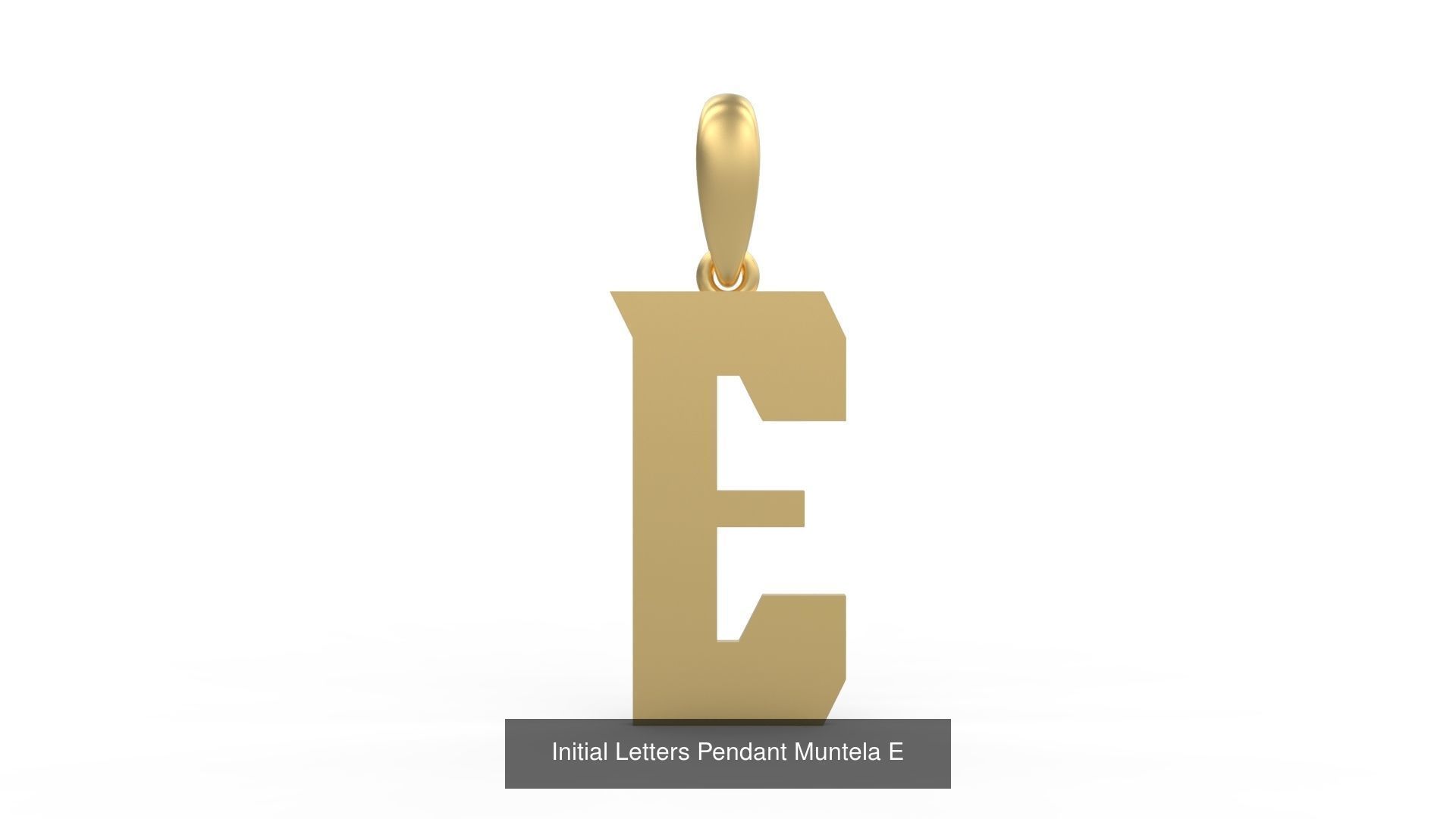 Initial Letters Pendant Alphabets Muntela 3D Model Collection_7
