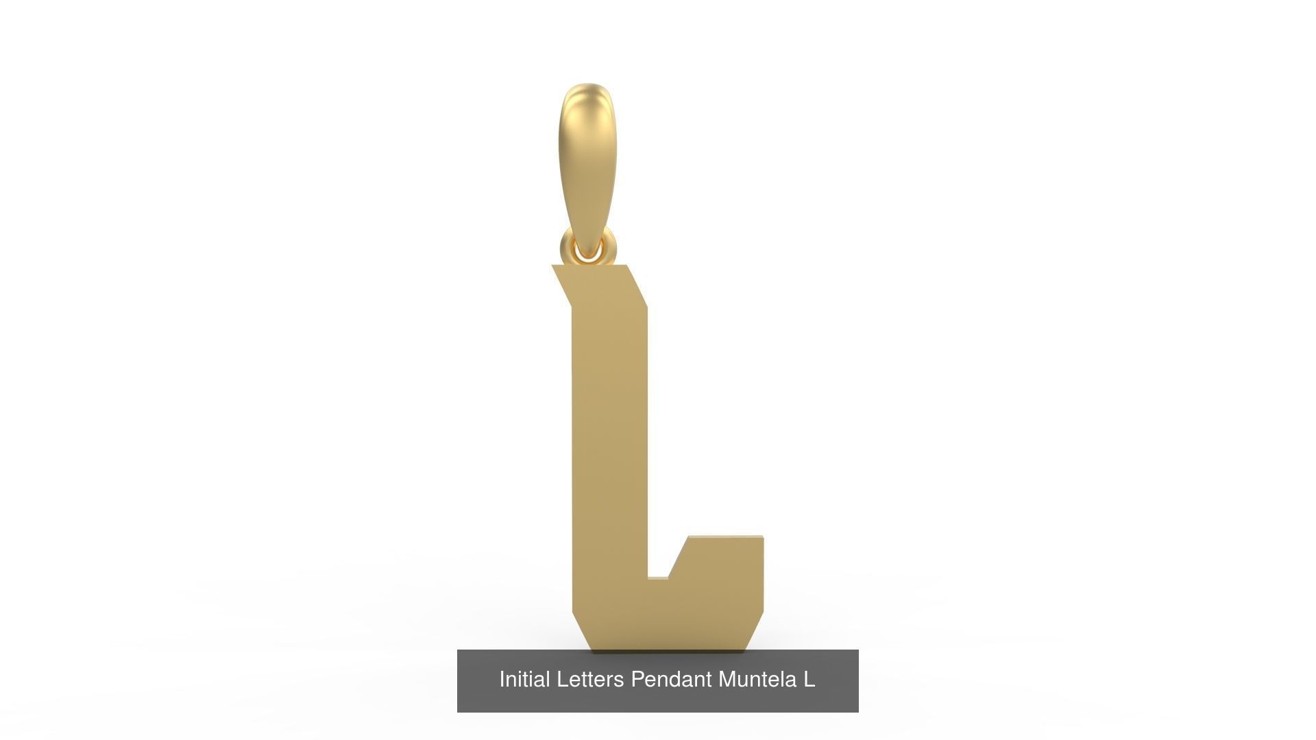 Initial Letters Pendant Alphabets Muntela 3D Model Collection_14