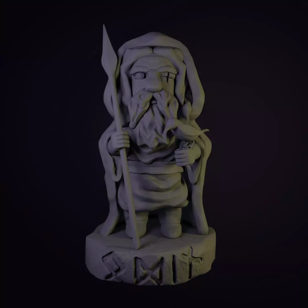 Dios Odin 3D print model
