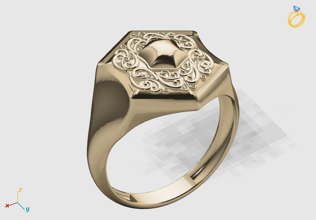 Women Plain Ring STL Models Womens Ring 3dmodels 3D print model 3D print model_4