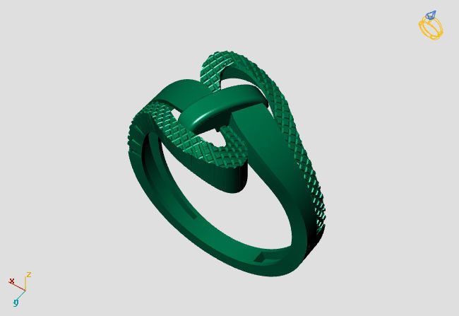 Women Plain Ring STL Models Womens Ring 3dmodels 3D print model 3D print model_1