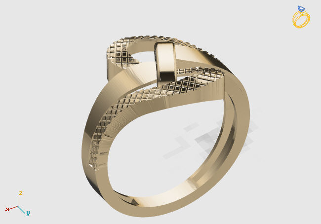 Women Plain Ring STL Models Womens Ring 3dmodels 3D print model 3D print model_4