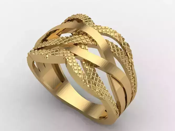 Women Plain Ring STL Models Womens Ring 3dmodels 3D print model
