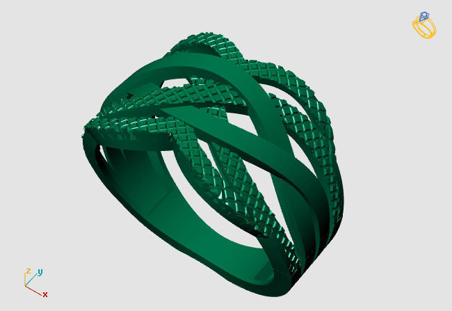 Women Plain Ring STL Models Womens Ring 3dmodels 3D print model 3D print model_1