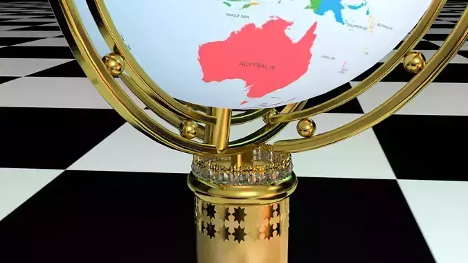 desk globe lighting
