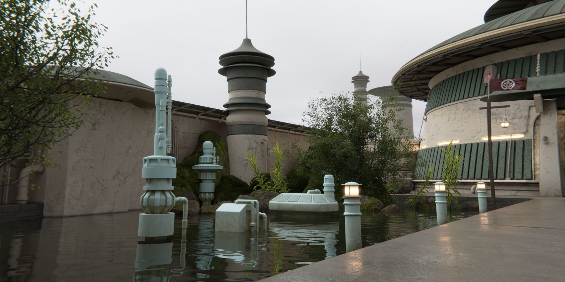 Star Wars - Magistrates Palace 3D model_1