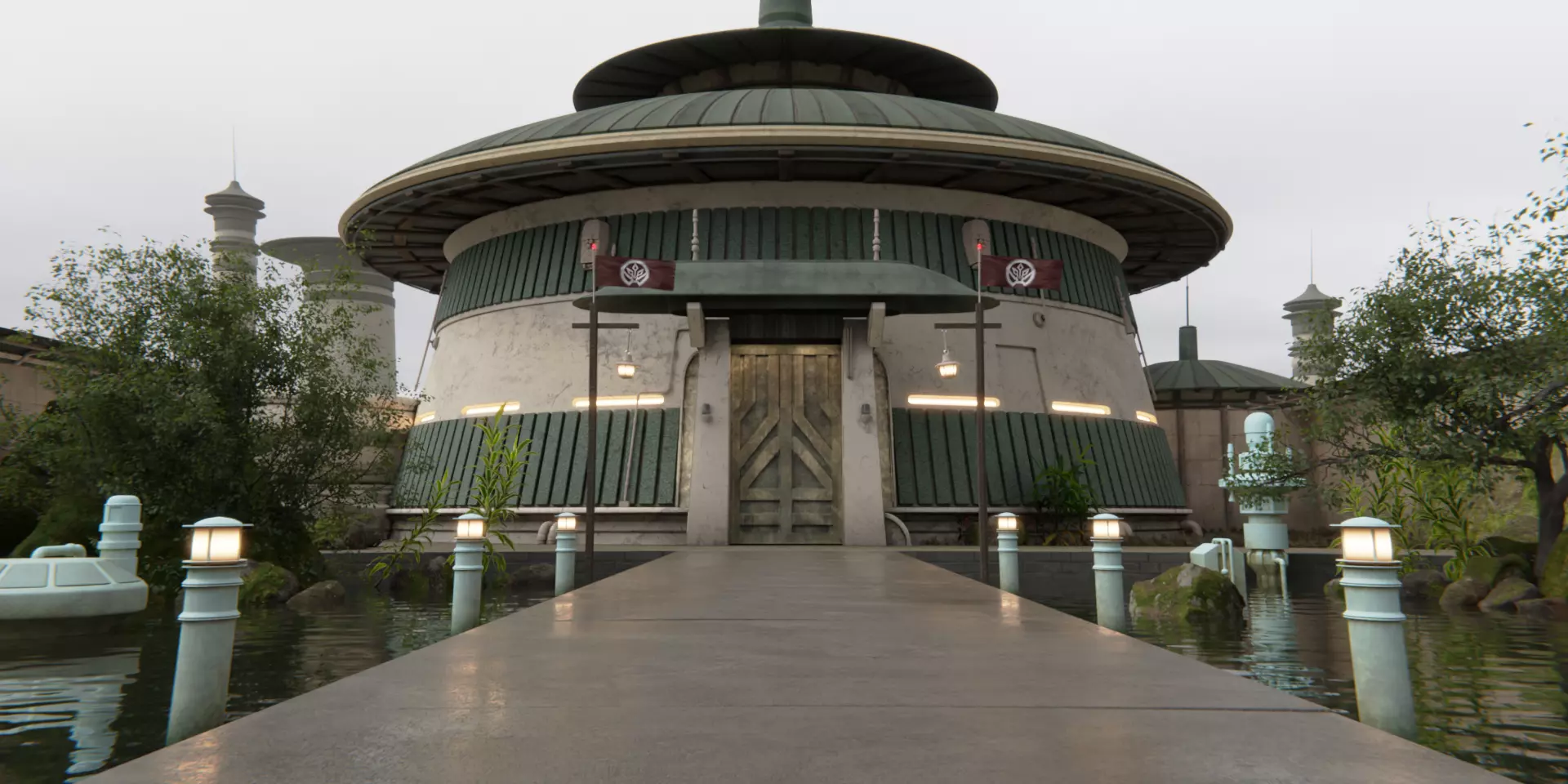 Star Wars - Magistrates Palace 3D model_0