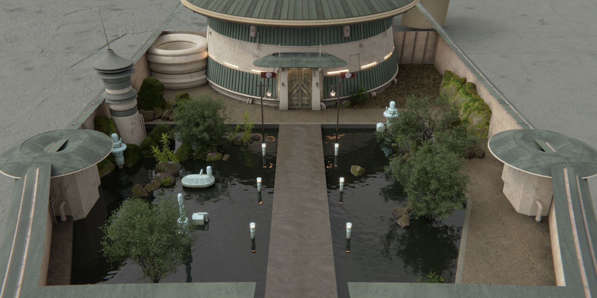 Star Wars - Magistrates Palace 3D model_4