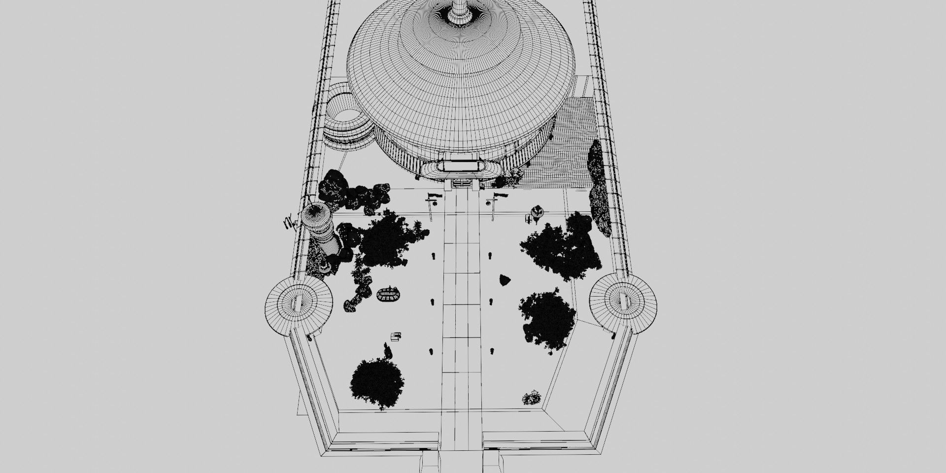 Star Wars - Magistrates Palace 3D model_8