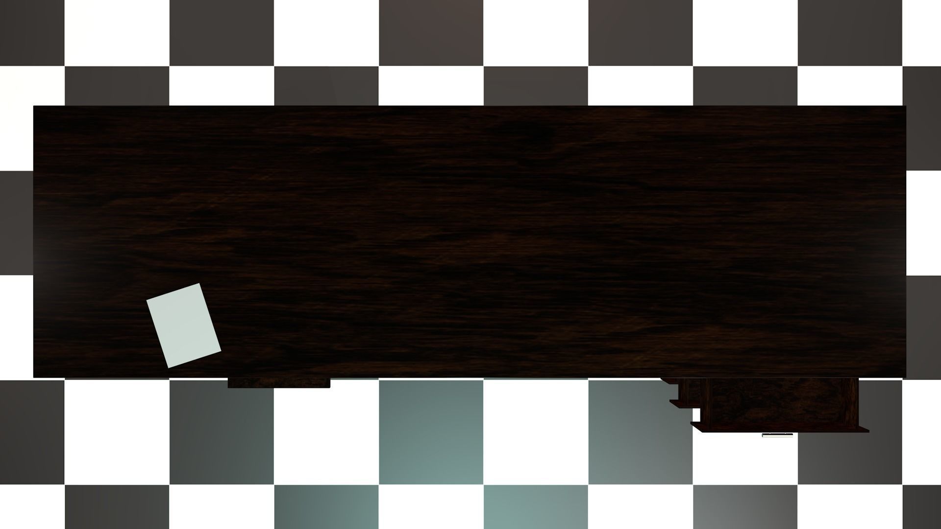 desk office 3D model_7