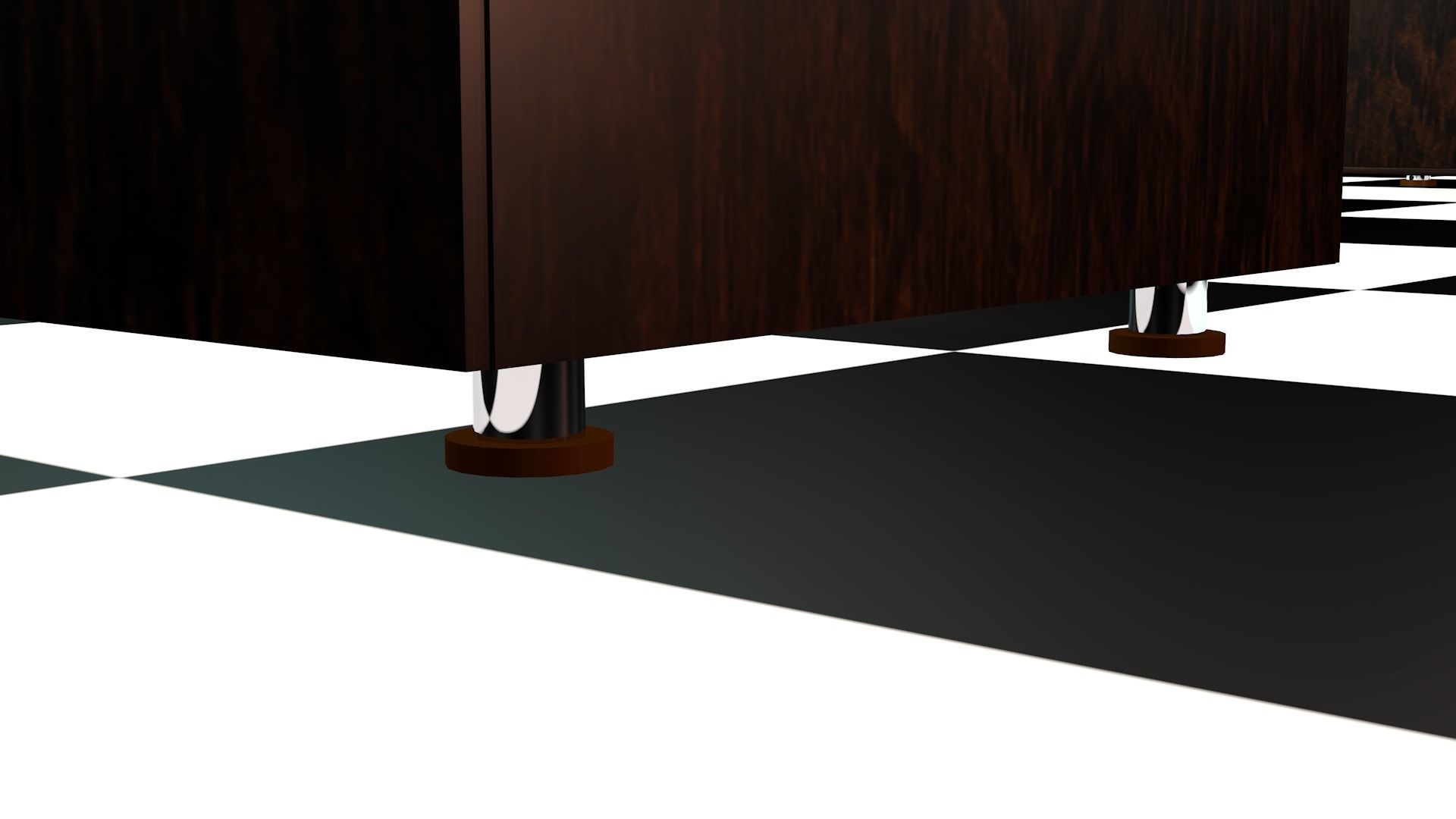 desk office 3D model_1
