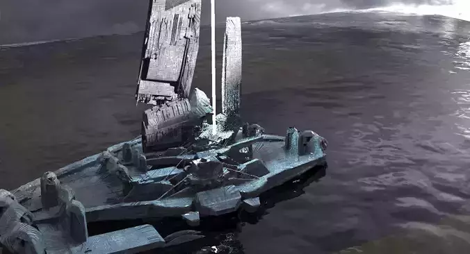 Halo Forerunner Inspired Gateway Tall